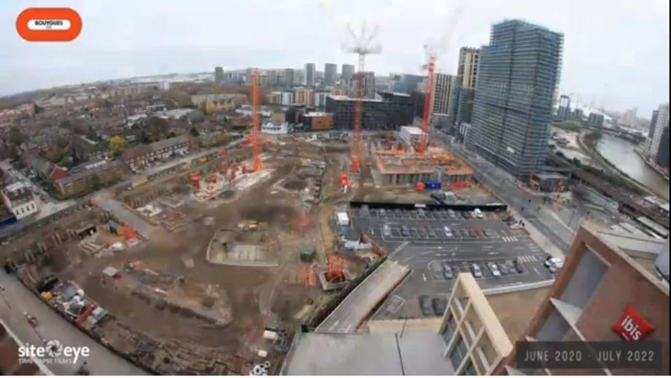Timelapse de la construcción del proyecto Hallsville Quarter Phase 3 (Inglaterra)
